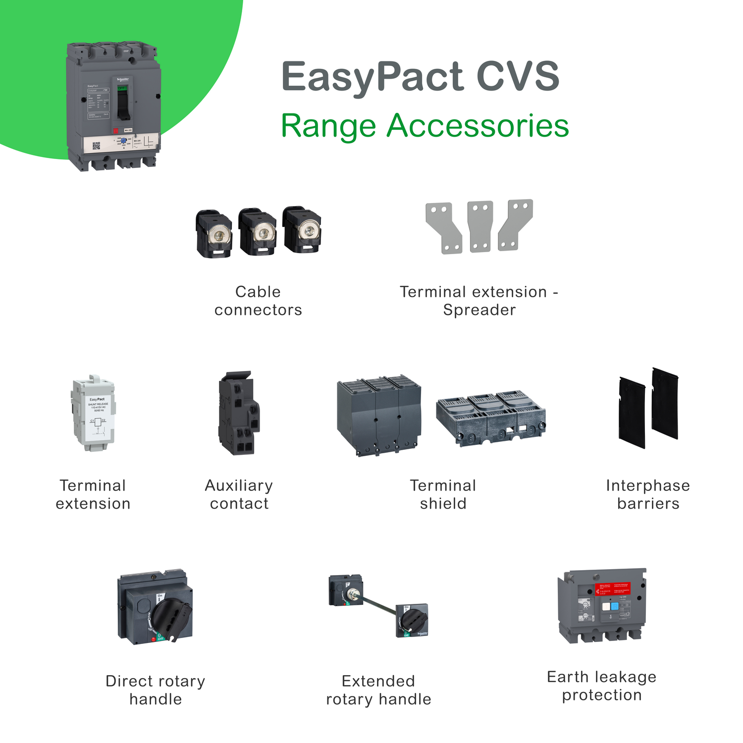 Easypact CVS - CVS100B TM50D circuit breaker - 4P/3d